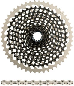 SRAM XG-1295 Kassette + PC X01 Eagle Kette 12-fach Verschleißset 10 SRAM XG-1295 Kassette + PC X01 Eagle Kette 12-fach Verschleißset -BikeMotion Deutschland Verkaufs-Shop 295132
