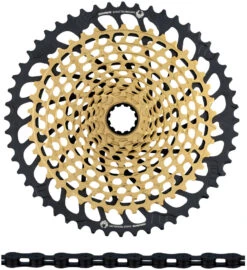 SRAM XX1 Eagle XG-1299 Kassette + PC XX1 Eagle Kette 12-fach Verschleißset 14 SRAM XX1 Eagle XG-1299 Kassette + PC XX1 Eagle Kette 12-fach Verschleißset -BikeMotion Deutschland Verkaufs-Shop 338303