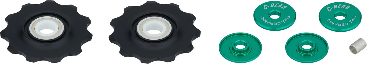 Schalträdchen Delrin Shimano/SRAM 10-/11-fach Full Ceramic 2 Schalträdchen Delrin Shimano/SRAM 10-/11-fach Full Ceramic – Bild 2