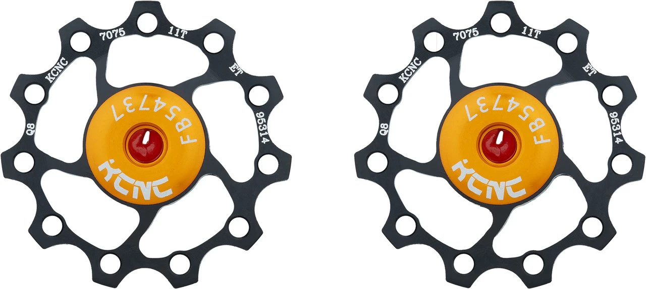 Kcnc Jockey Wheel Alu Schalträdchen Mit Keramiklager - 1 Paar 1 Kcnc Jockey Wheel Alu Schalträdchen Mit Keramiklager - 1 Paar