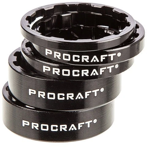 Procraft Superlight Spacer Set 1 1/8" 1 Procraft Superlight Spacer Set 1 1/8"